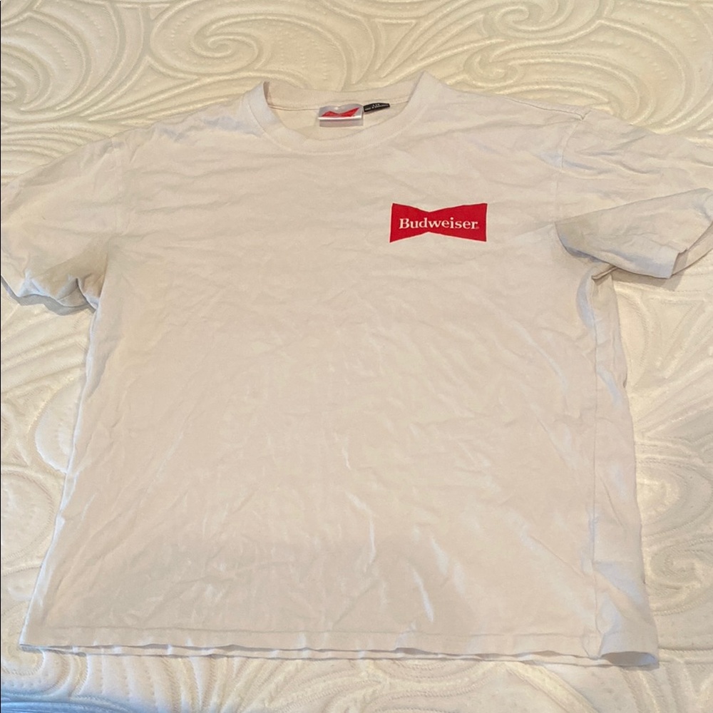 Budweiser Red and White Tee